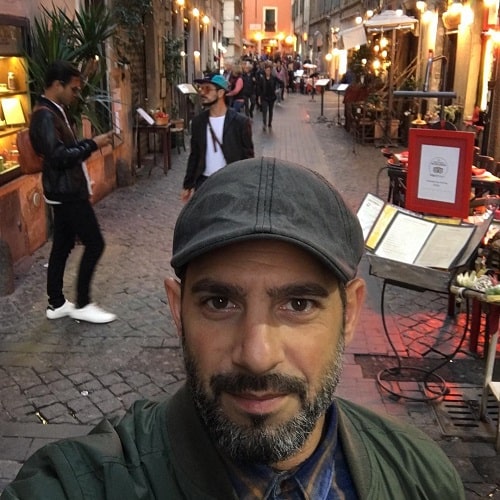 A picture of Patrick in Roma.